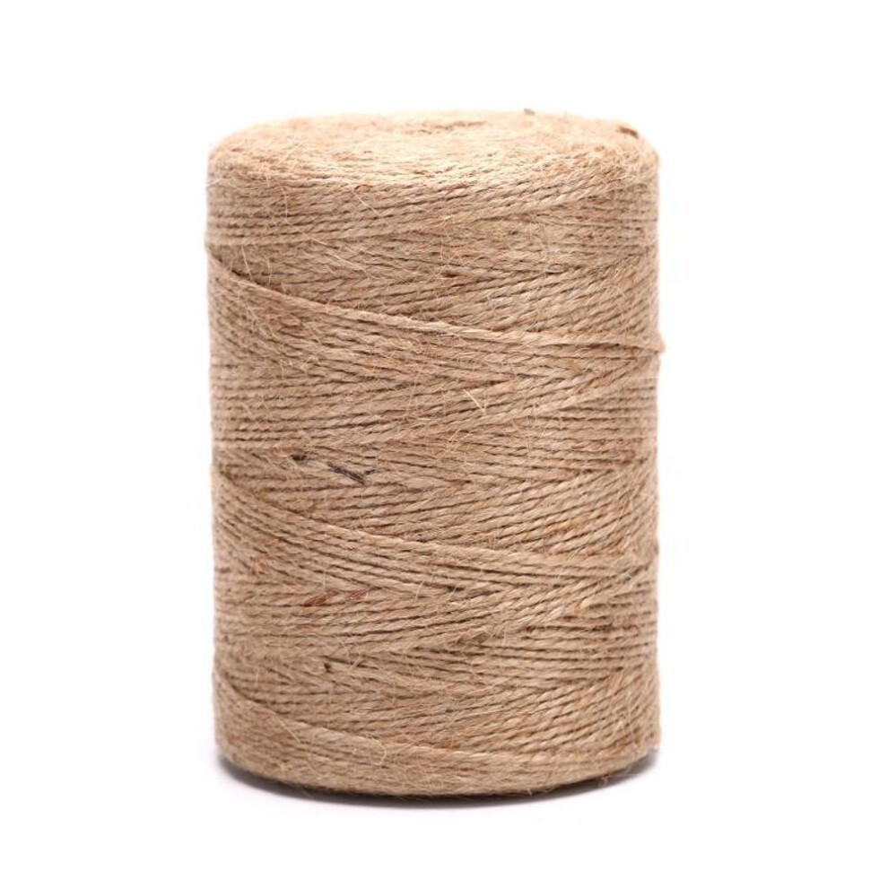 (300m) Natural Hemp Linen Cord Twisted Burlap Jute Twine Rope String Diy Craft Decor