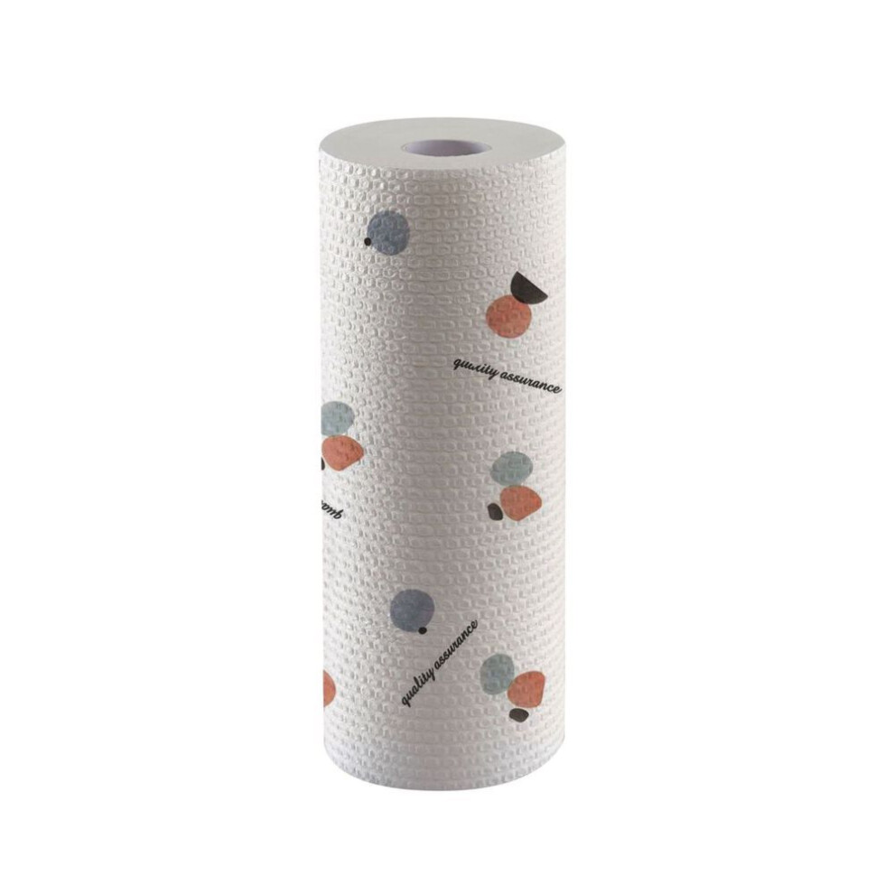 (as the picture, 20x20cm 50pcs) 50/100/200pcs/roll Kitchen Paper Towel Super Water Oil Absorbent Wet Dry Dual Use Food Grade Tear-off Reusable Washable Lazy Rag Dishwashing Cloth