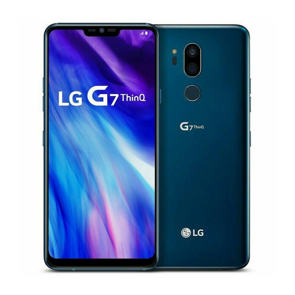 (blue, G710ULM Simple Set) Lg Original Lg G7 Thinq G710n G710vm G710ulm 4g 4gb Ram 64gb Rom Mobile Phone Smartphone