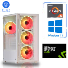 (256GB M.2) Gaming PC AMD Ryzen 5 4500 16GB-RTX 3050 M.2 W11