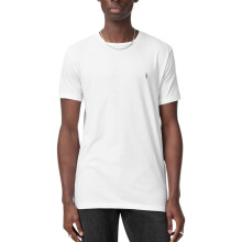 (White, S) ALL SAINTS Mens T Shirts Tonic Crew Neck Short Sleeve Rumskull Plain Casual Tops