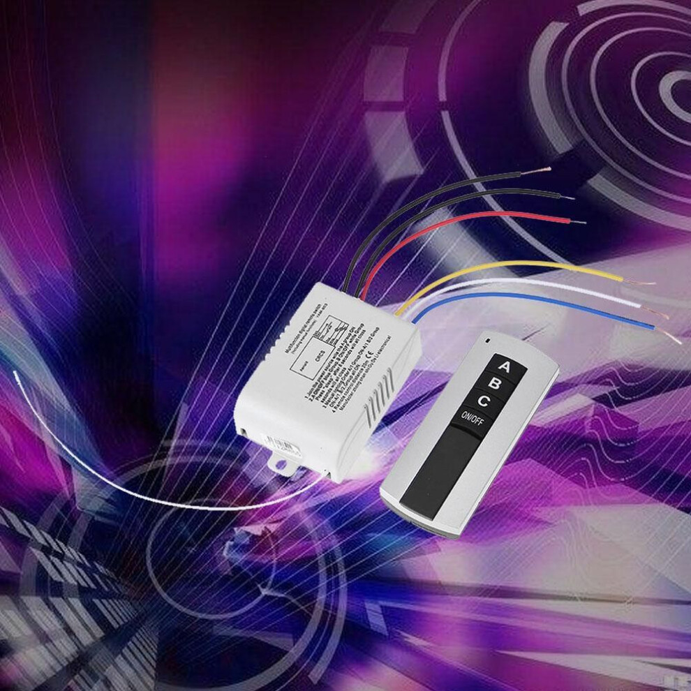 220v 3 Channel Wireless Digital Remote Control Switch For Lamp Light
