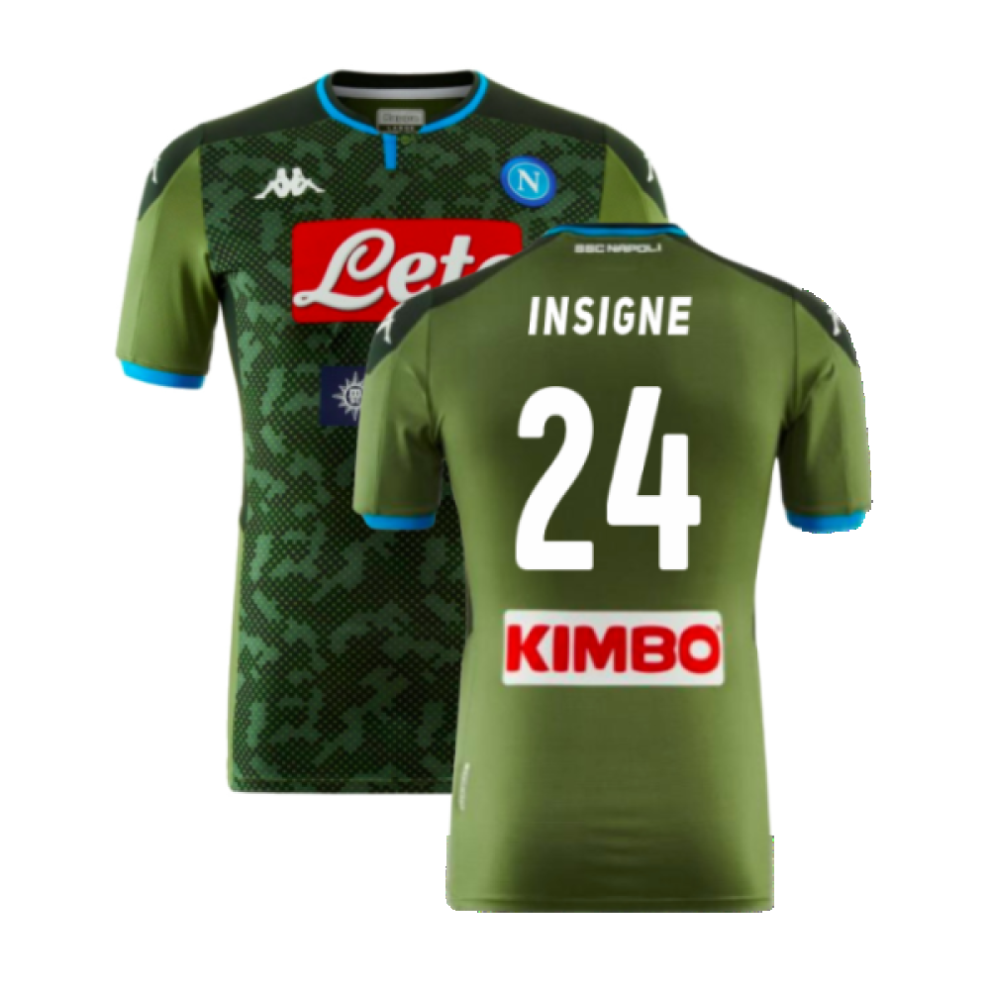 (L) 2019-2020 Napoli Away Shirt (INSIGNE 24)