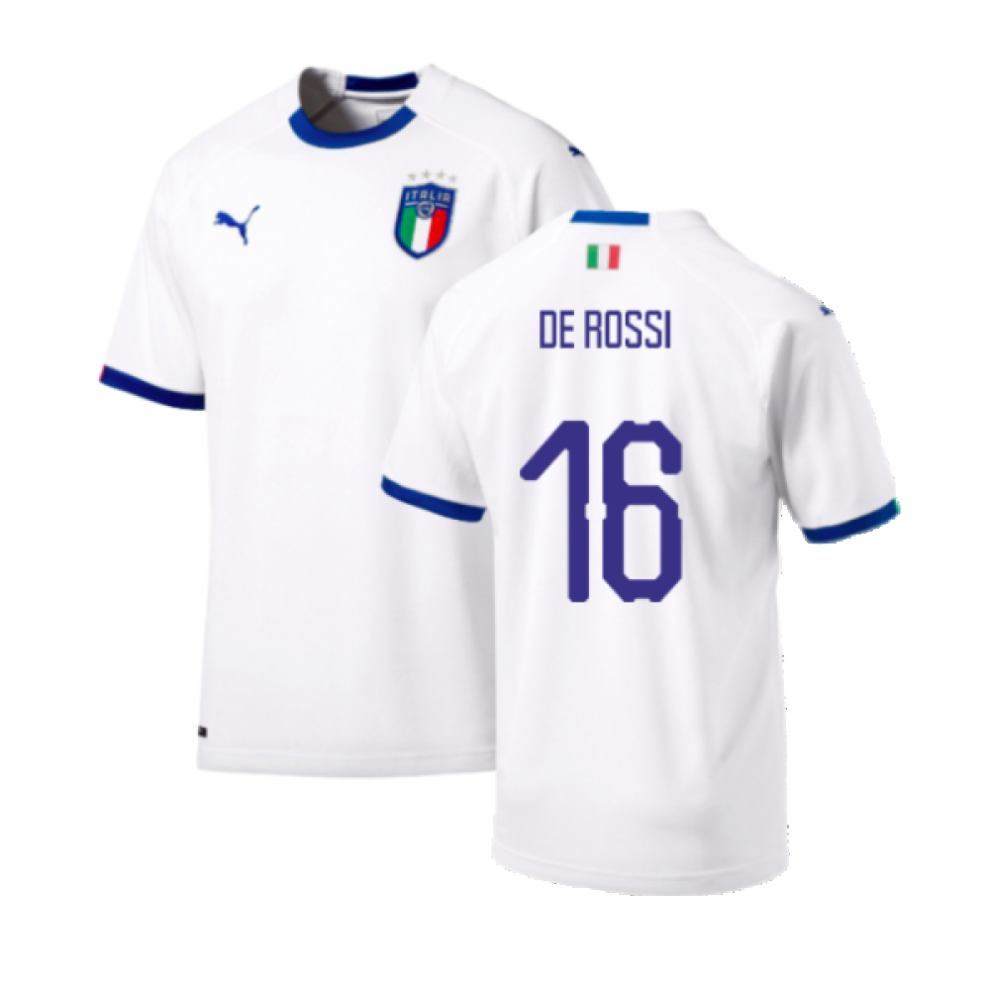 (XL) 2018-2019 Italy Away Shirt (De Rossi 16)