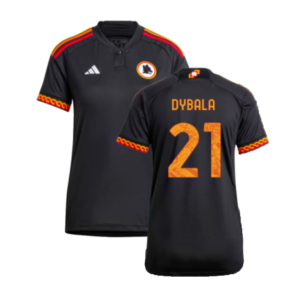 (XL) 2023-2024 Roma Third Shirt (Womens) (DYBALA 21)