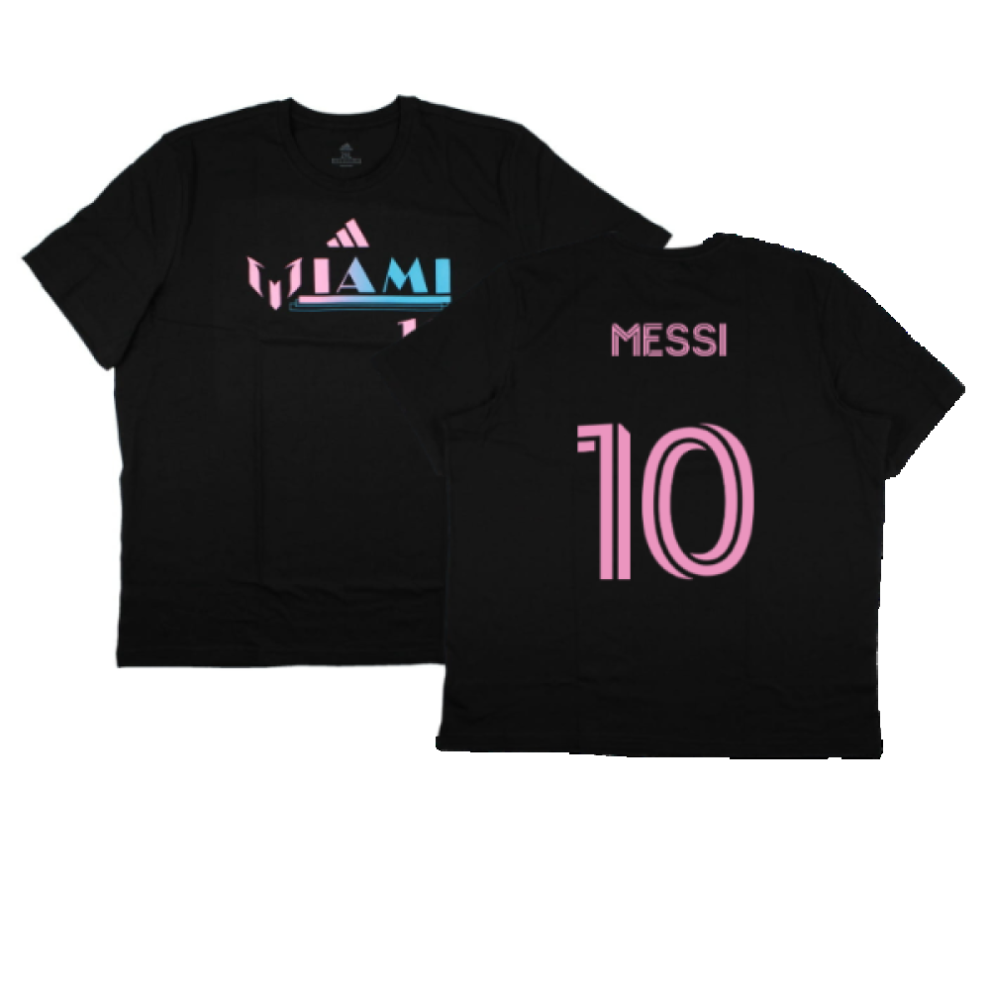 (L) 2023-2024 Inter Miami Messi Miami 10 T-Shirt (Messi 10)