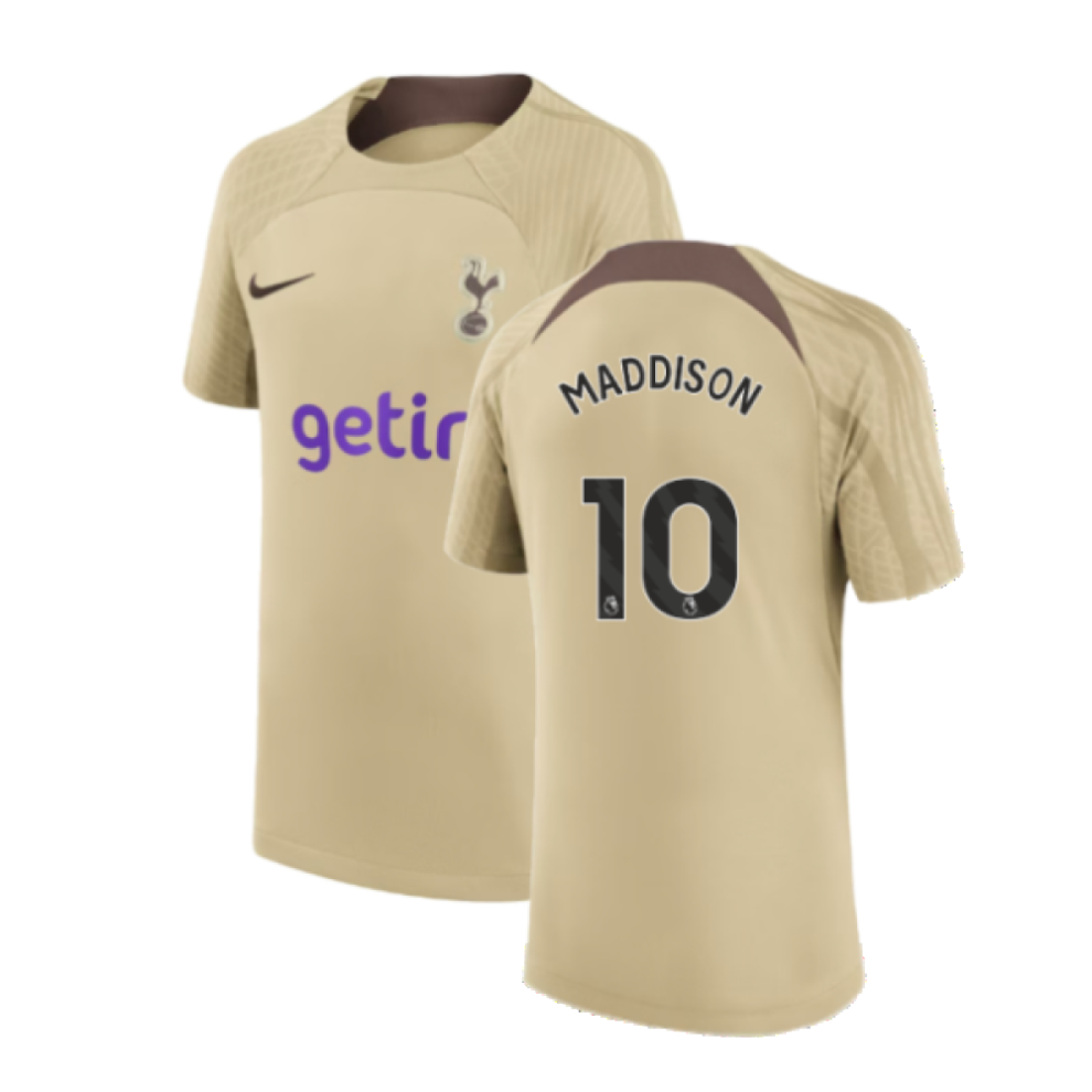 (SB) 2023-2024 Tottenham Training Shirt (Gold) - Kids (Maddison 10)