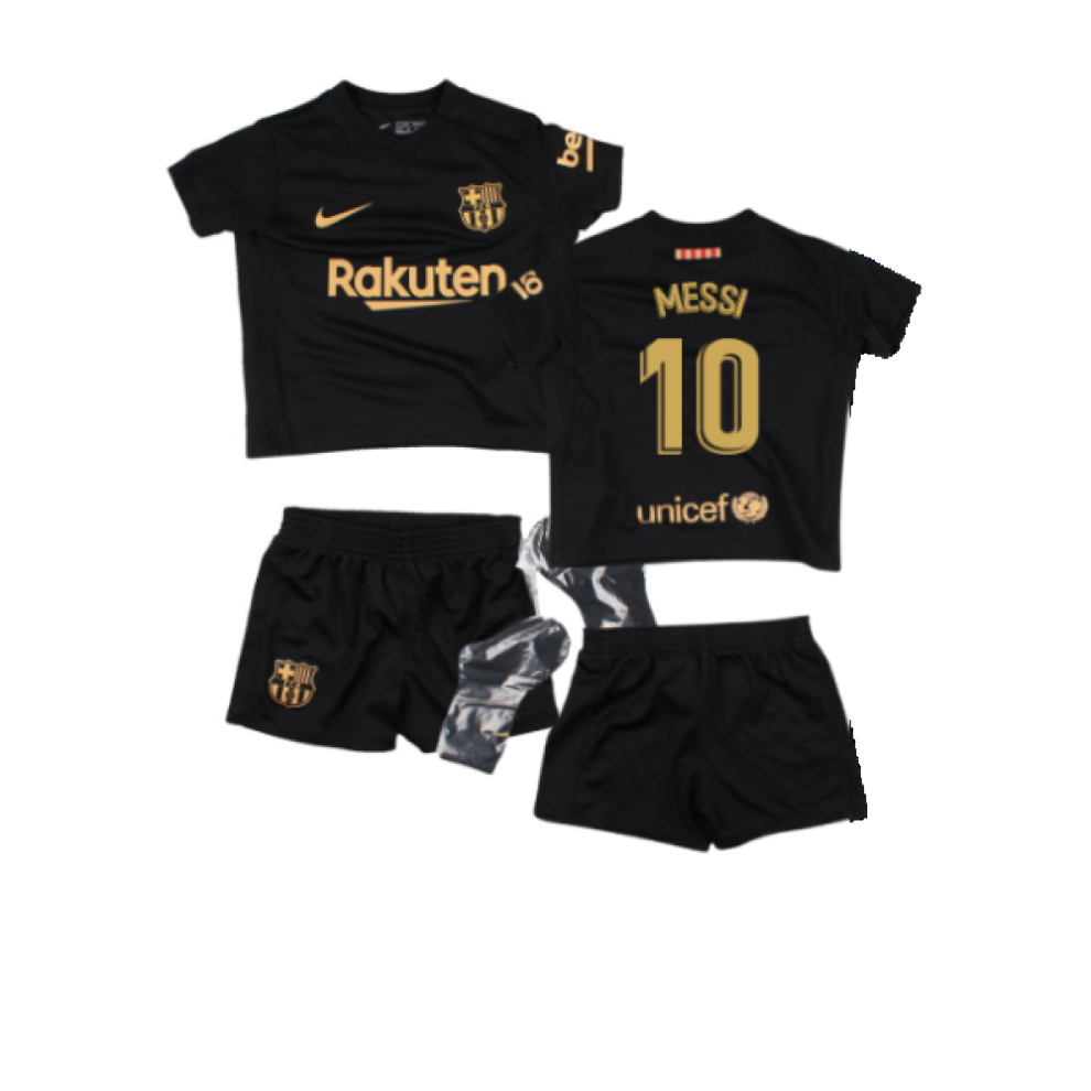 (24-36 Months) 2020-2021 Barcelona Away Baby Kit (MESSI 10)