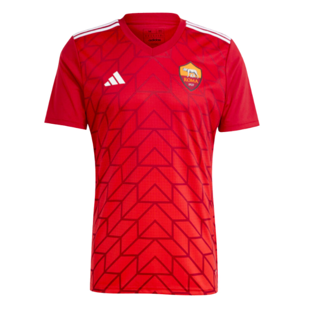 (XL) 2023-2024 Roma Icon Pre-Match Shirt (Red)