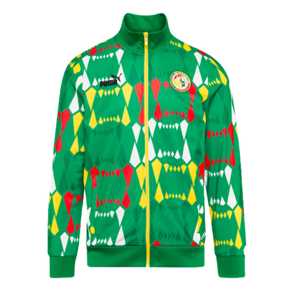 (3XL) 2023-2024 Senegal FtblCulture Track Jacket (Green)