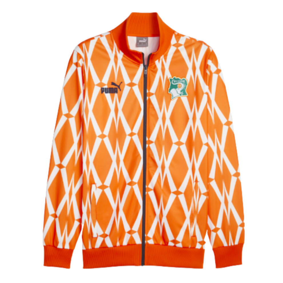 (XXL) 2023-2024 Ivory Coast FtblCulture Jacket (Orange)