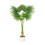 MCC (100CM) Artificial Fan Palm  with Plastic Planter and Moss 4