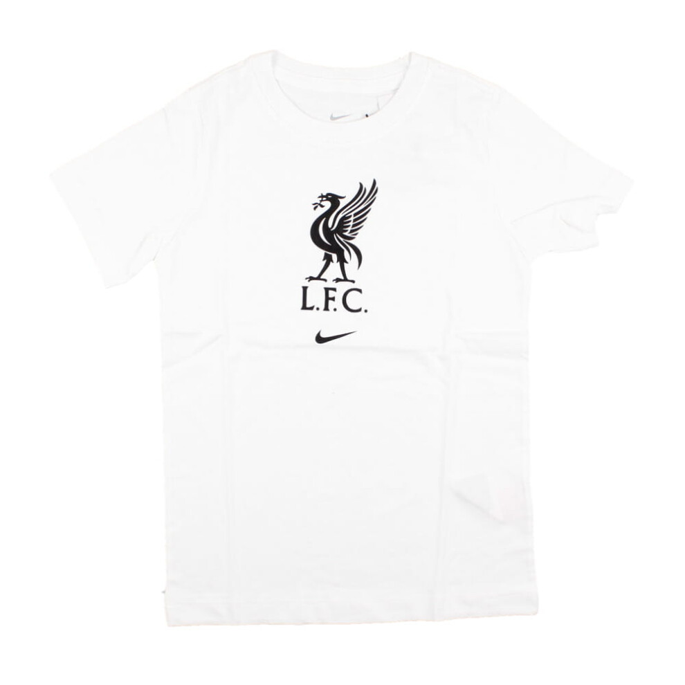 (MB) 2023-2024 Liverpool Crest Tee (White) - Kids