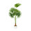 MCC (120CM) Artificial Fan Palm  with Plastic Planter and Moss 4