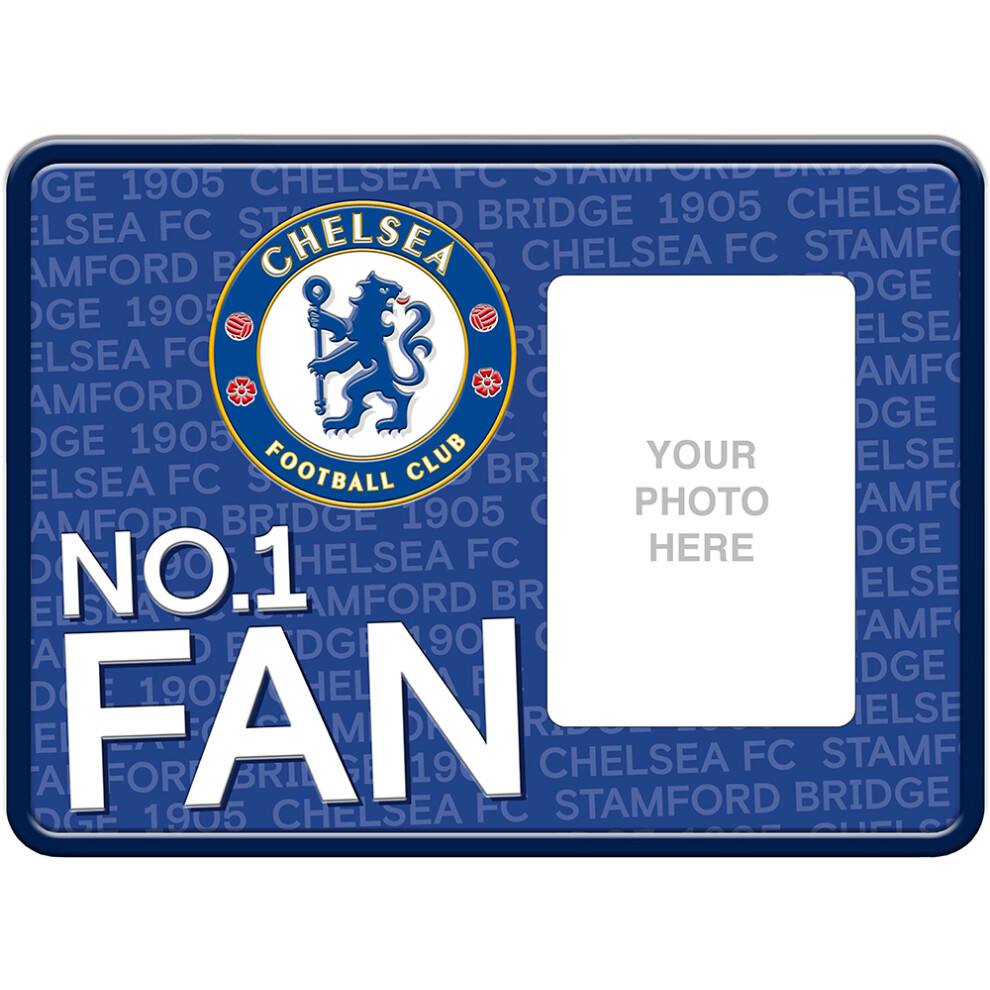Chelsea FC Embossed Metal Frame Sign