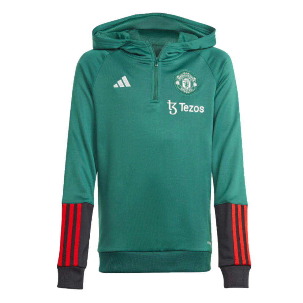 (3XL) 2023-2024 Man Utd Hoody (Green)