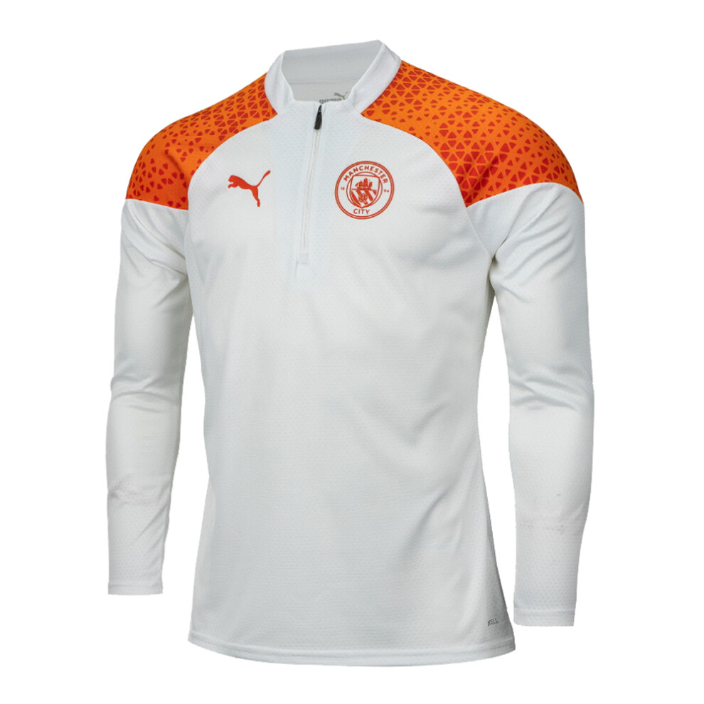 Puma (3Xl) 2023-2024 Man City Training Half Zip Top (Marble)