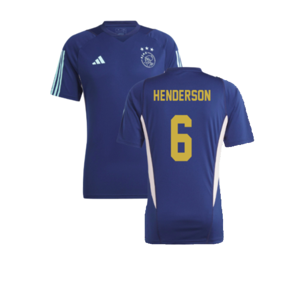 (3XL) 2023-2024 Ajax Training Jersey (Navy) (Henderson 6)