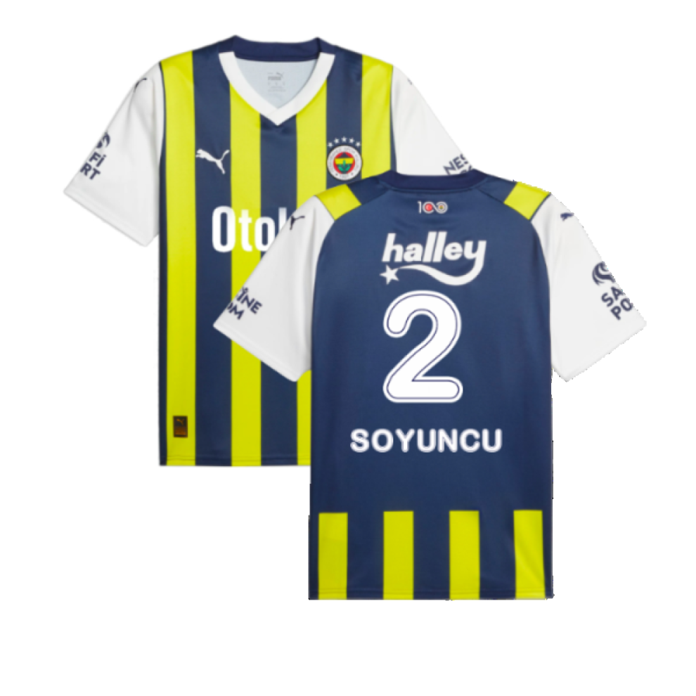 (XXL) 2023-2024 Fenerbahce Home Shirt (SOYUNCU 2)