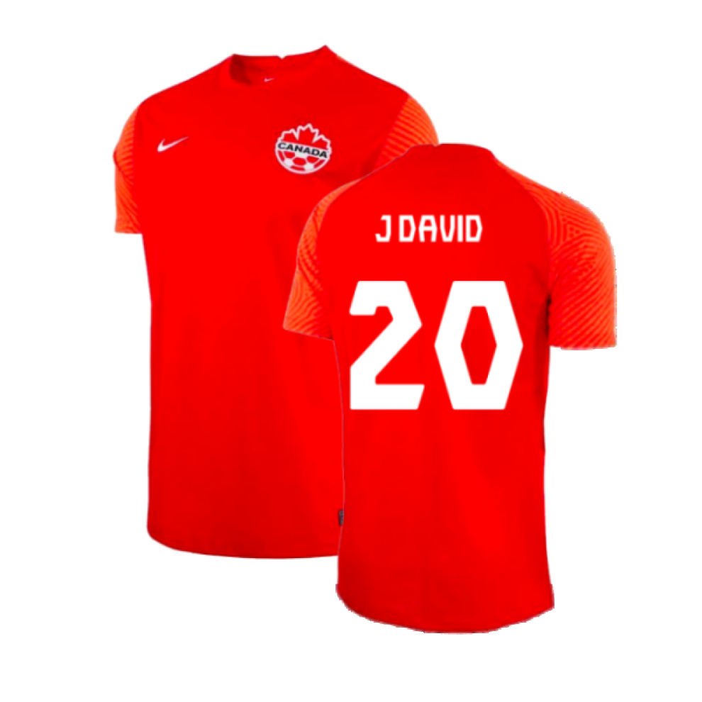 (XXL) 2022-2023 Canada Home Shirt (J David 20)