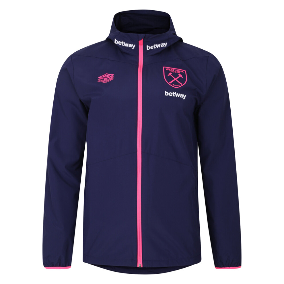 (XXL) 2023-2024 West Ham Shower Jacket (Austral Aura)