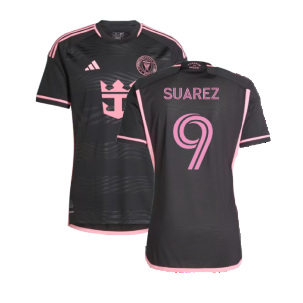 (XXL) 2024-2025 Inter Miami Authentic Away Shirt (Suarez 9)