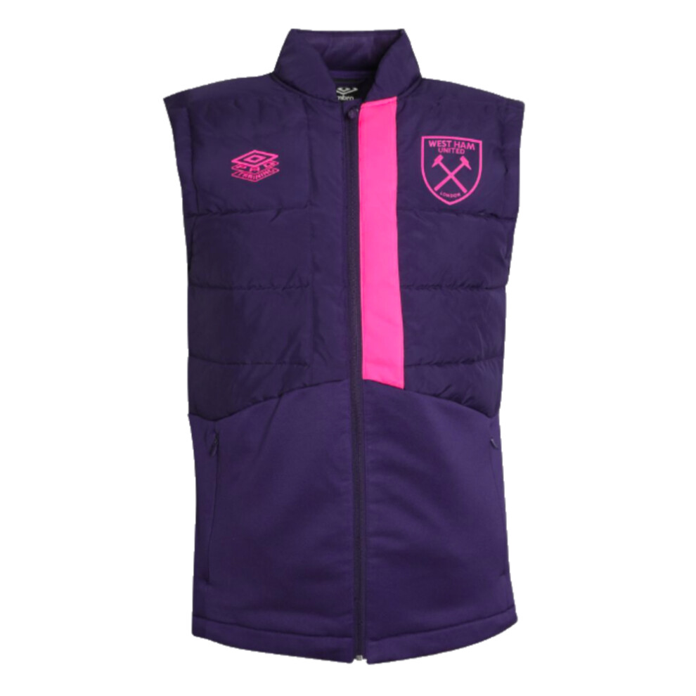 Umbro (Xxl) 2023-2024 West Ham Gilet (Austral Aura)