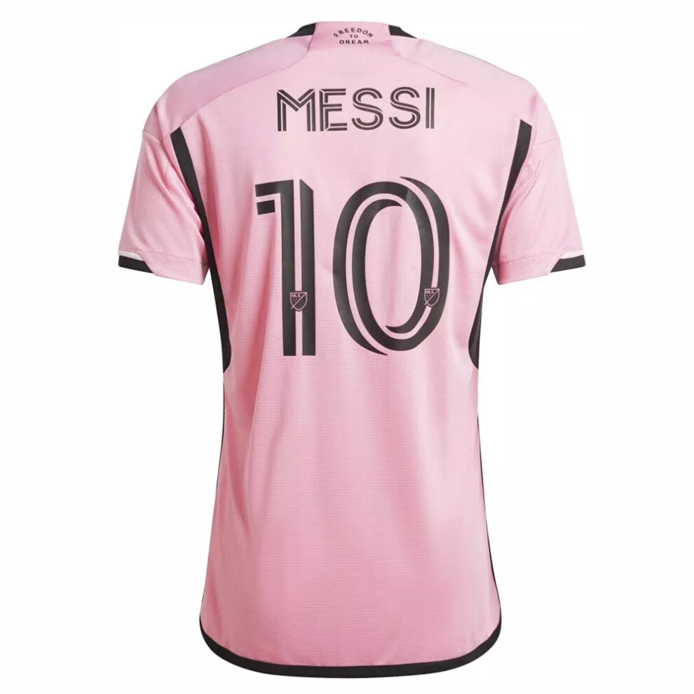 Adidas (L) 2024-2025 Inter Miami Authentic Lionel Messi Home Shirt