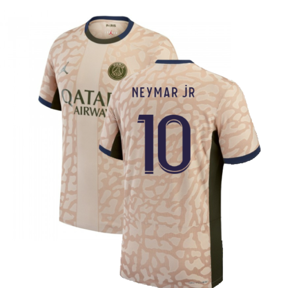 (L) 2023-2024 PSG Fourth Vapor Football Shirt (Neymar JR 10)