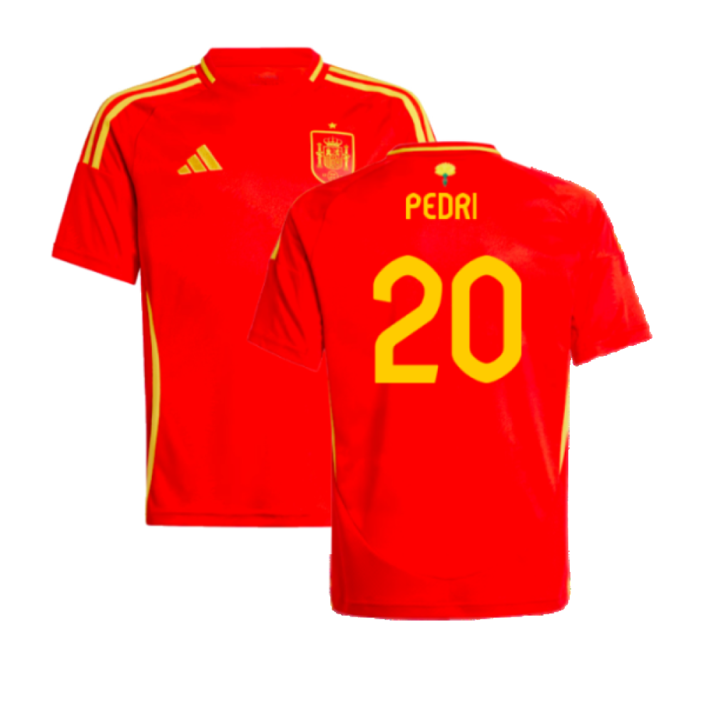 (MB) 2024-2025 Spain Home Shirt (Kids) (Pedri 20)