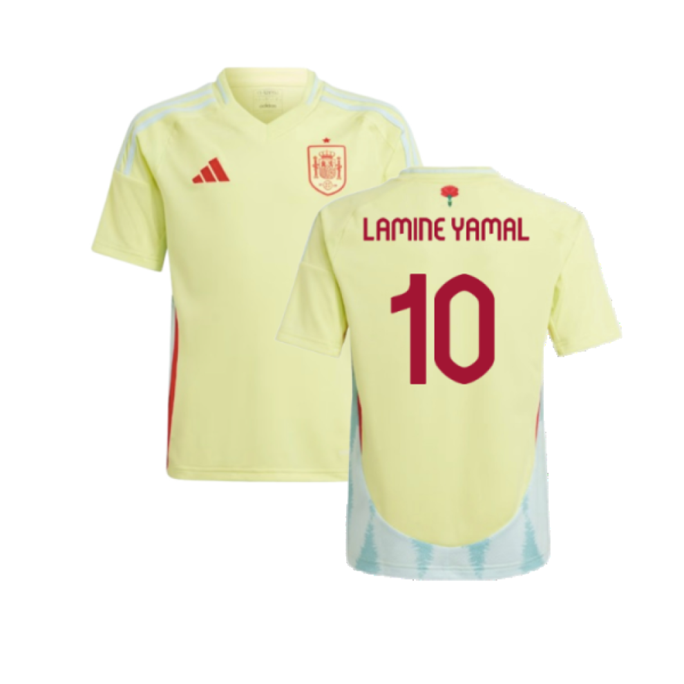 (SB) 2024-2025 Spain Away Shirt (Kids) (Lamine Yamal 10)