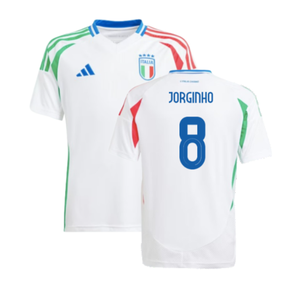 Adidas (Lb) 2024-2025 Italy Away Shirt (Kids) (Jorginho 8)