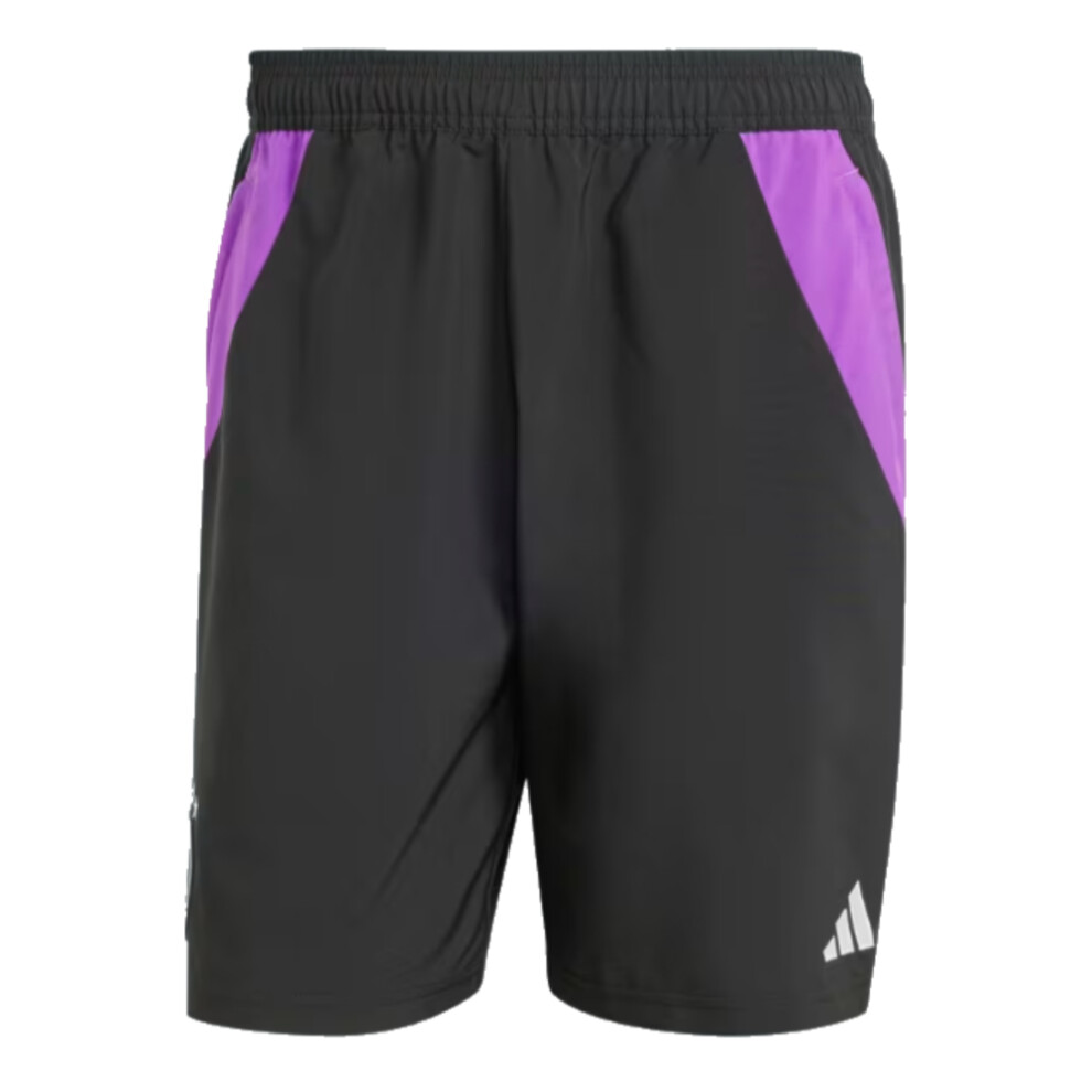 Adidas (S) 2024-2025 Germany Downtime Shorts (Black) Black