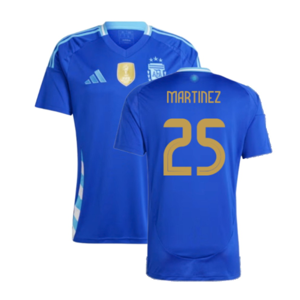 (M) 2024-2025 Argentina Away Shirt (MARTINEZ 25)