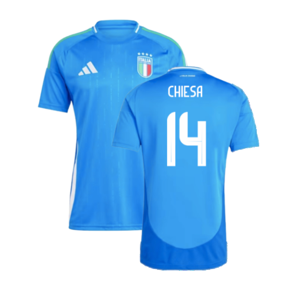 Adidas (Xl) 2024-2025 Italy Home Shirt (Chiesa 14)