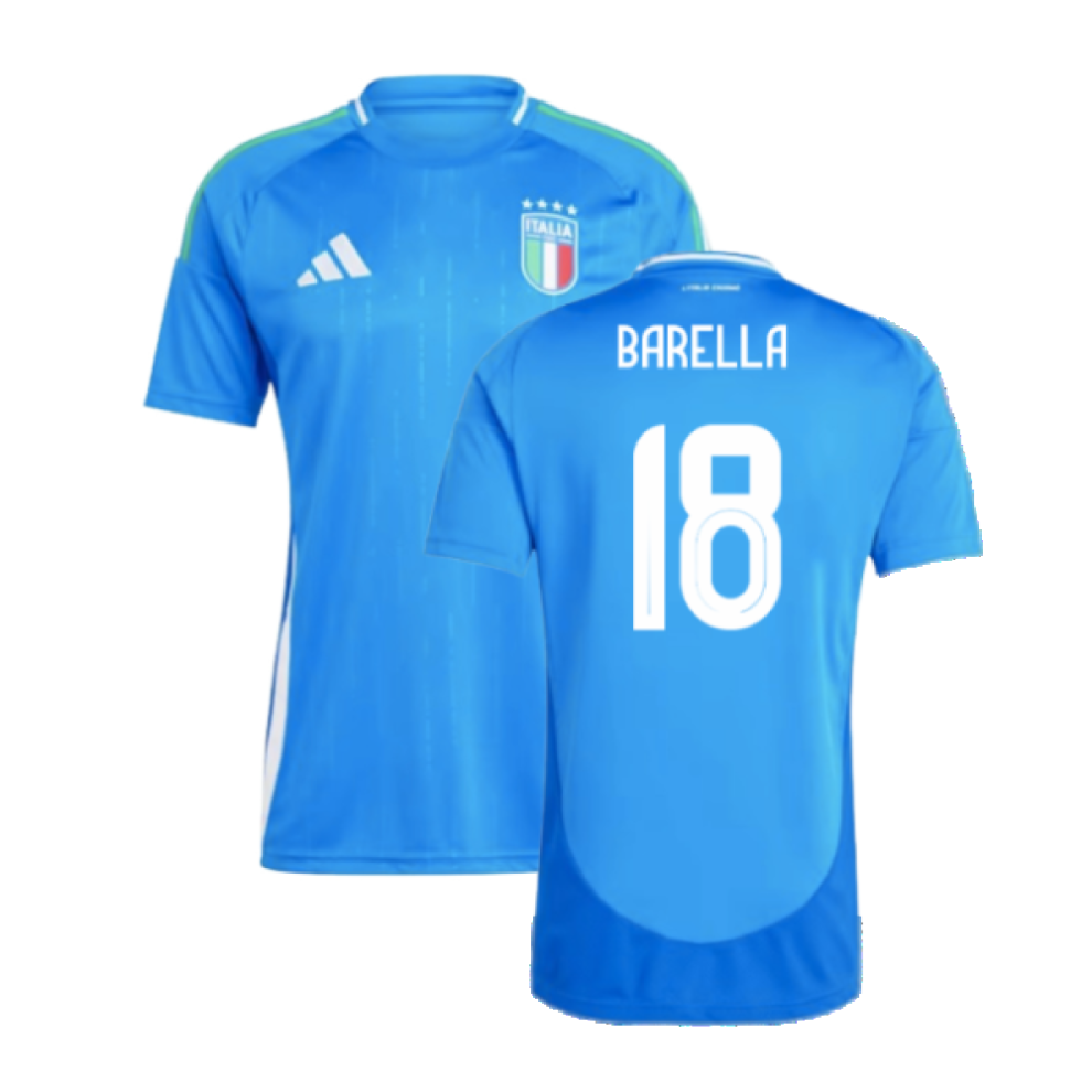 (3XL) 2024-2025 Italy Home Shirt (BARELLA 18)