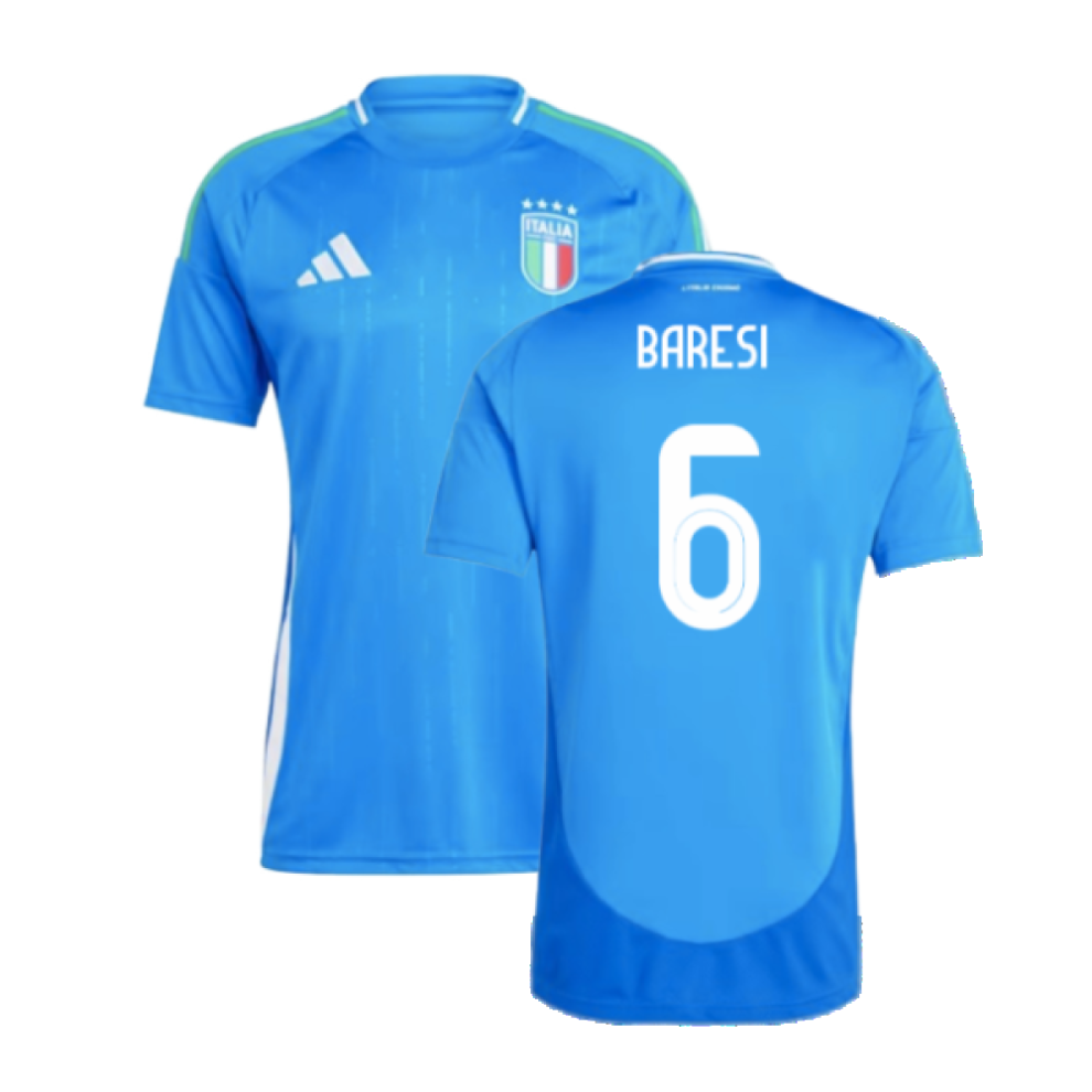 (M) 2024-2025 Italy Home Shirt (BARESI 6)