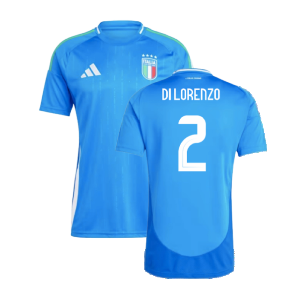 (XL) 2024-2025 Italy Home Shirt (DI LORENZO 2)