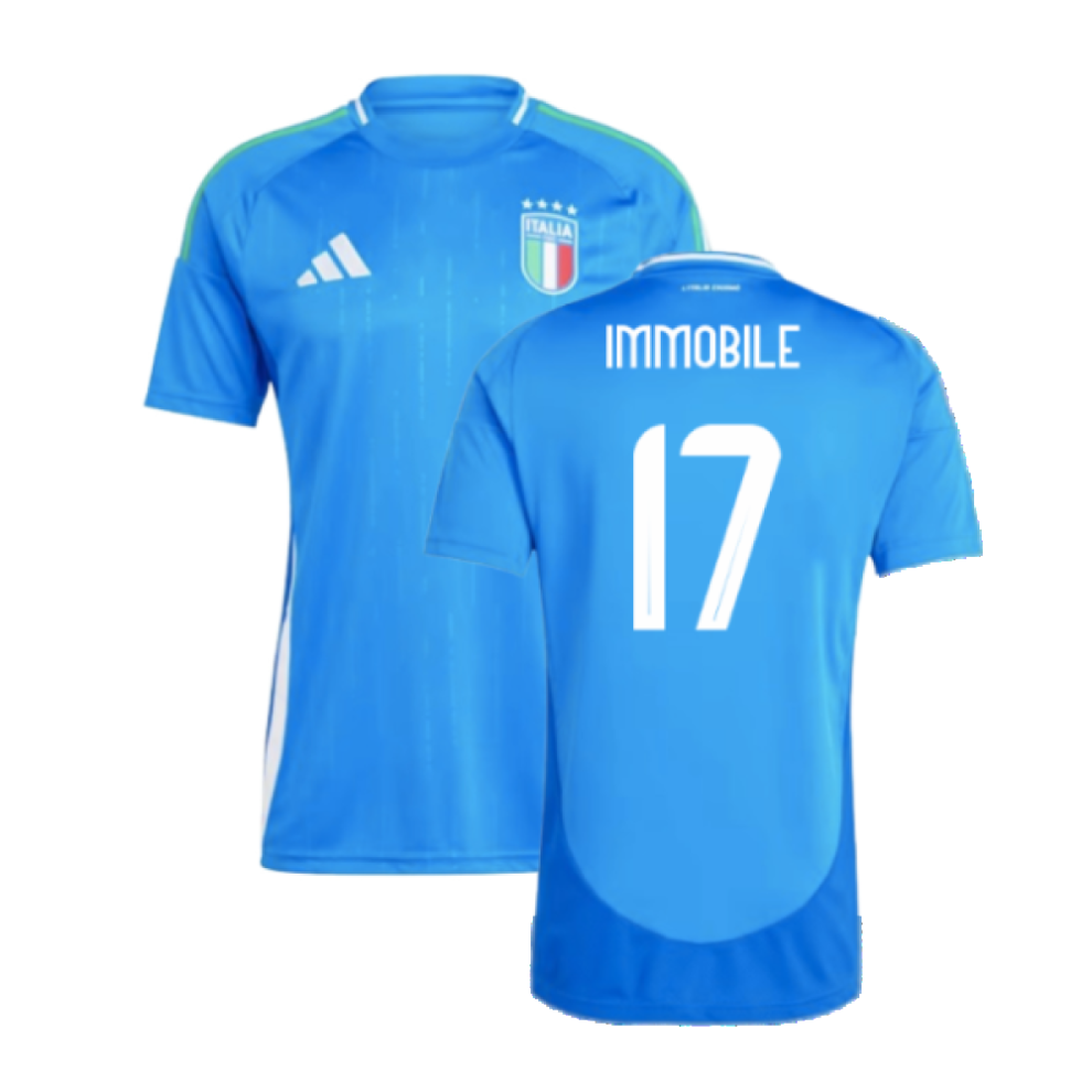 Adidas (Xs) 2024-2025 Italy Home Shirt (Immobile 17)