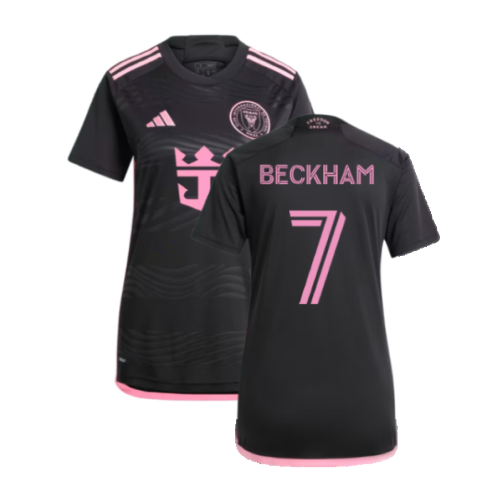 (XL) 2024-2025 Inter Miami Away Shirt (Womens) (Beckham 7)