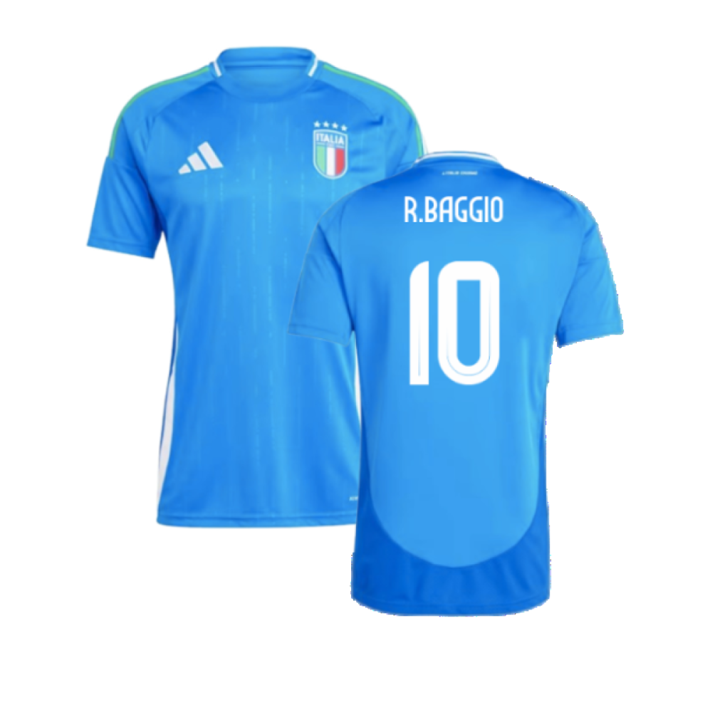 Adidas (L) 2024-2025 Italy Home Shirt (R.baggio 10)