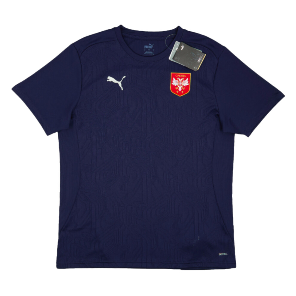 (L) 2024-2025 Serbia Training Jersey (Navy)