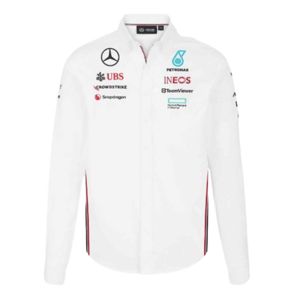 (XXL) 2024 Mercedes-AMG Team Shirt (White)