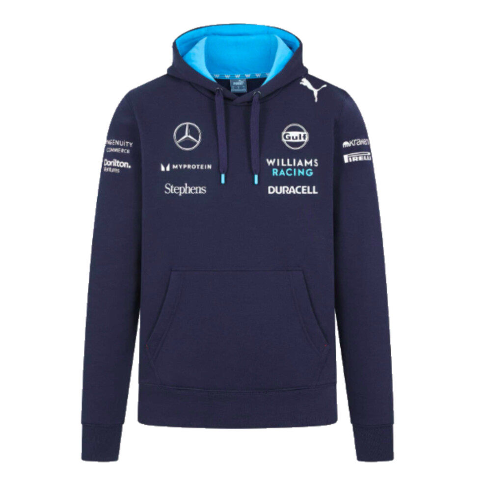 (M) 2024 Williams Racing Mens Team Hoodie (Navy)