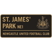 Newcastle United Toon On Toon Metal Street Sign
