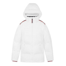 (M) 2024 Mercedes-AMG Mens Team Puffer Jacket (White)