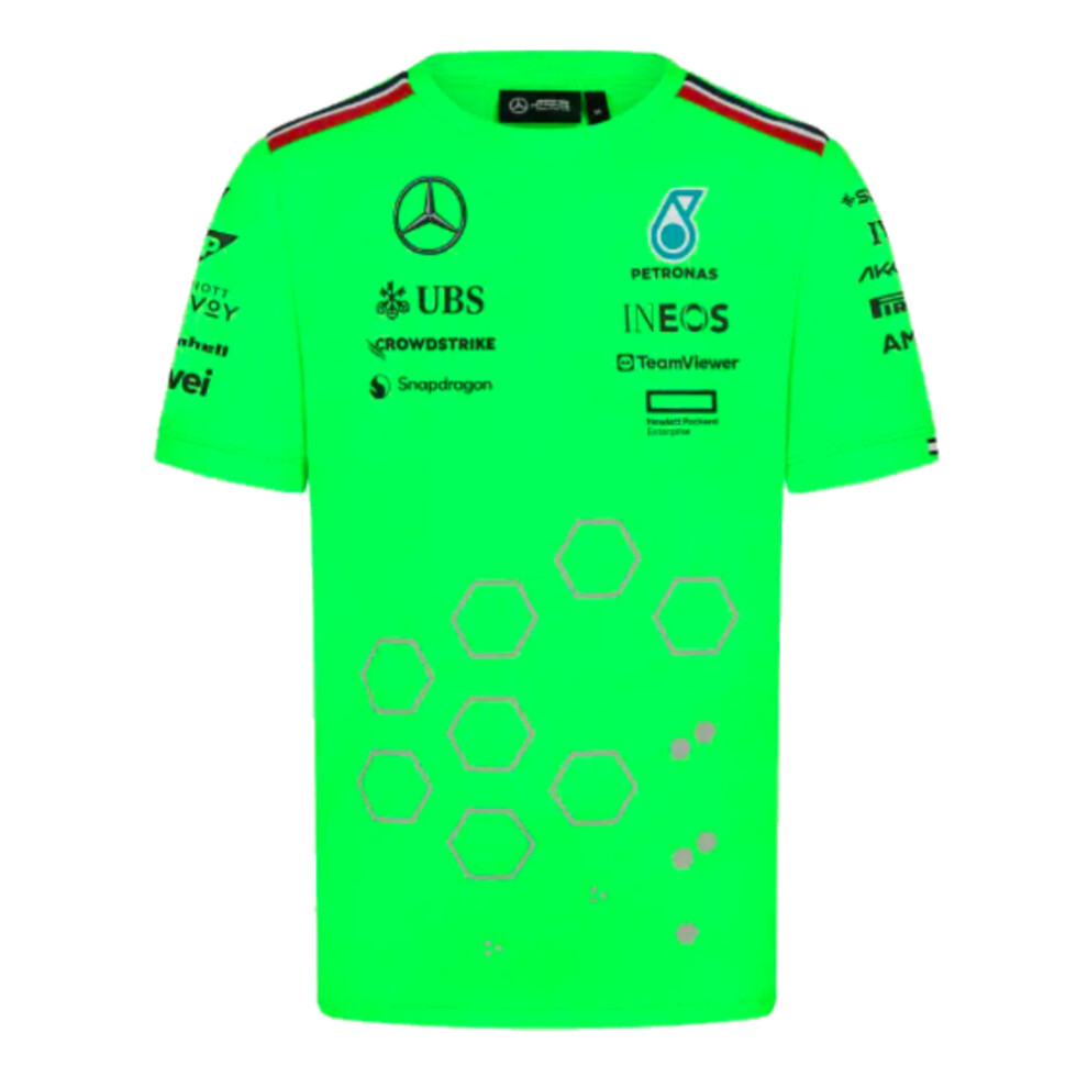 (XXL) 2024 Mercedes-AMG Set Up T-Shirt (Volt Green)