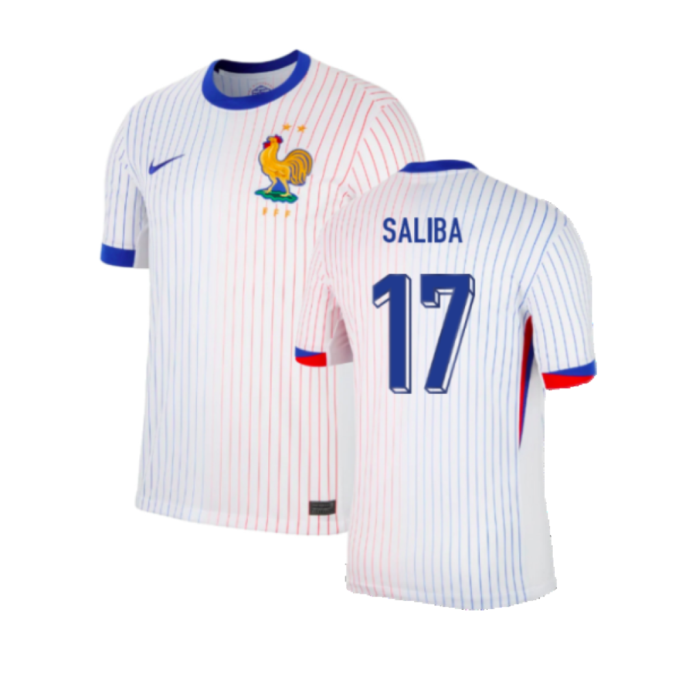 Nike (Xxl) 2024-2025 France Away Shirt (Saliba 17)