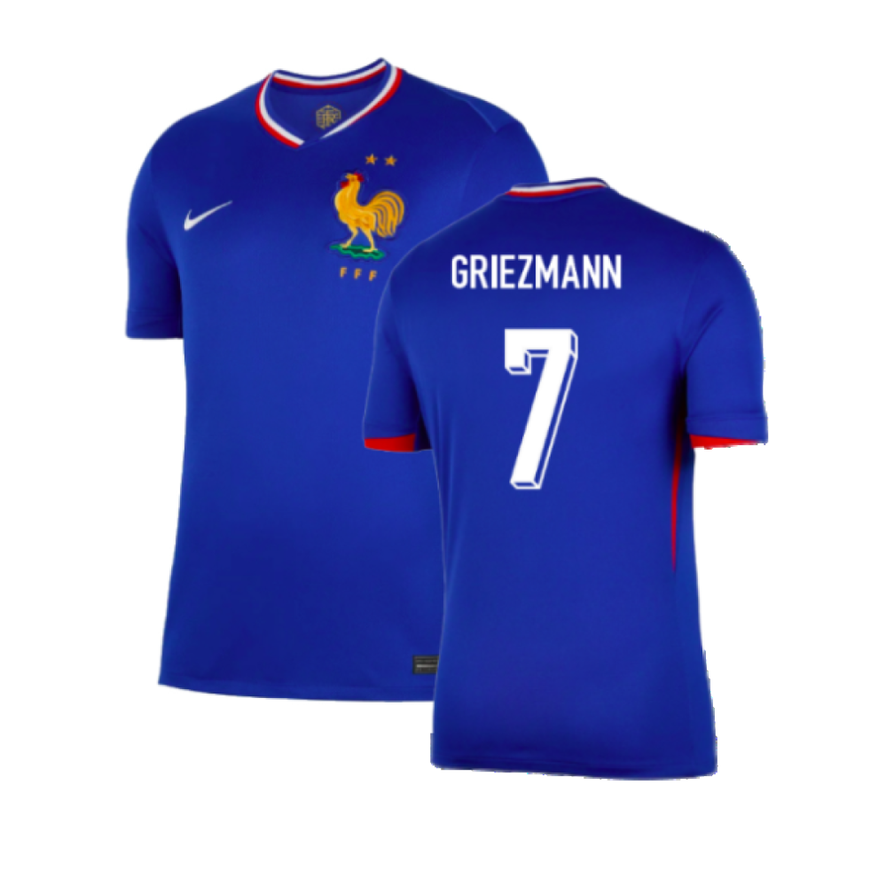 (XL) 2024-2025 France Home Shirt (Griezmann 7)