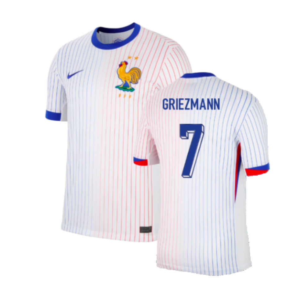 (M) 2024-2025 France Away Shirt (Griezmann 7)